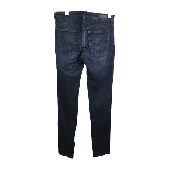 AG Adriano Goldschmied Women's The Stilt Cigarette Leg Jeans Blue Dark Wash 26R - Picture 2 of 9
